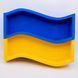 Відкрита коробка "Прапор України" жовто-синя 27х23 см Пінобокс 212 фото 1