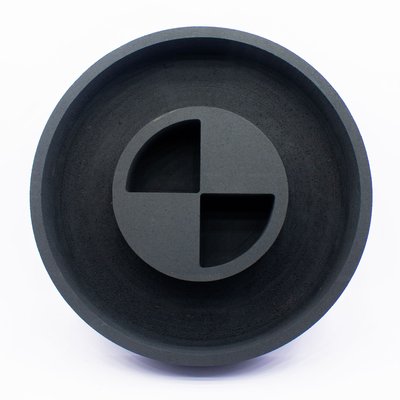 Відкрита коробка "Значок BMW" чорна 27х27 см Пінобокс 088 фото