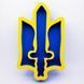 Відкрита коробка "Тризуб" жовто-синя 33х20 см Пінобокс 070_1 фото