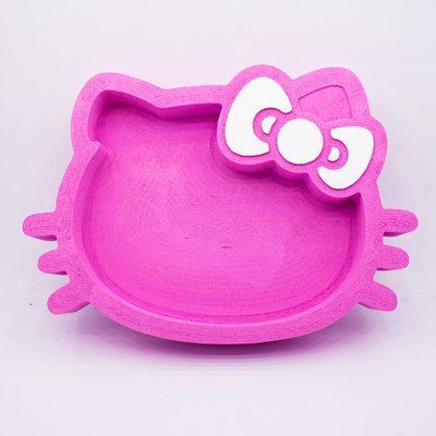 Відкрита коробка "Hello Kitty" рожева 33х24 см Пінобокс 074 фото