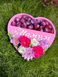 Відкрита коробка серце "Мамулі" рожева 30х27 см Пінобокс 221 фото 7