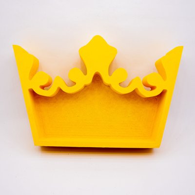 Відкрита коробка "Корона" жовта 30х20 см Пінобокс 054 фото