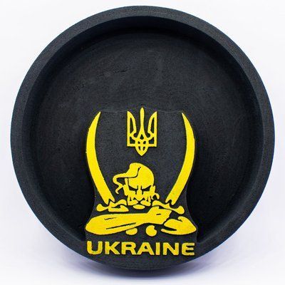 Відкрита коробка "Козак" чорна з золотом 26х26 см Пінобокс 237 фото